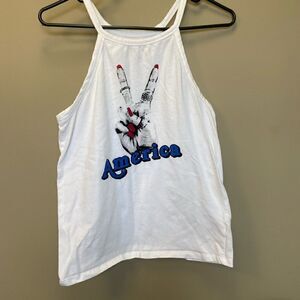 Women’s Moodish Rebel America Halter Top